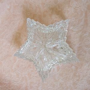 Glass Star Trinket Box with Lid